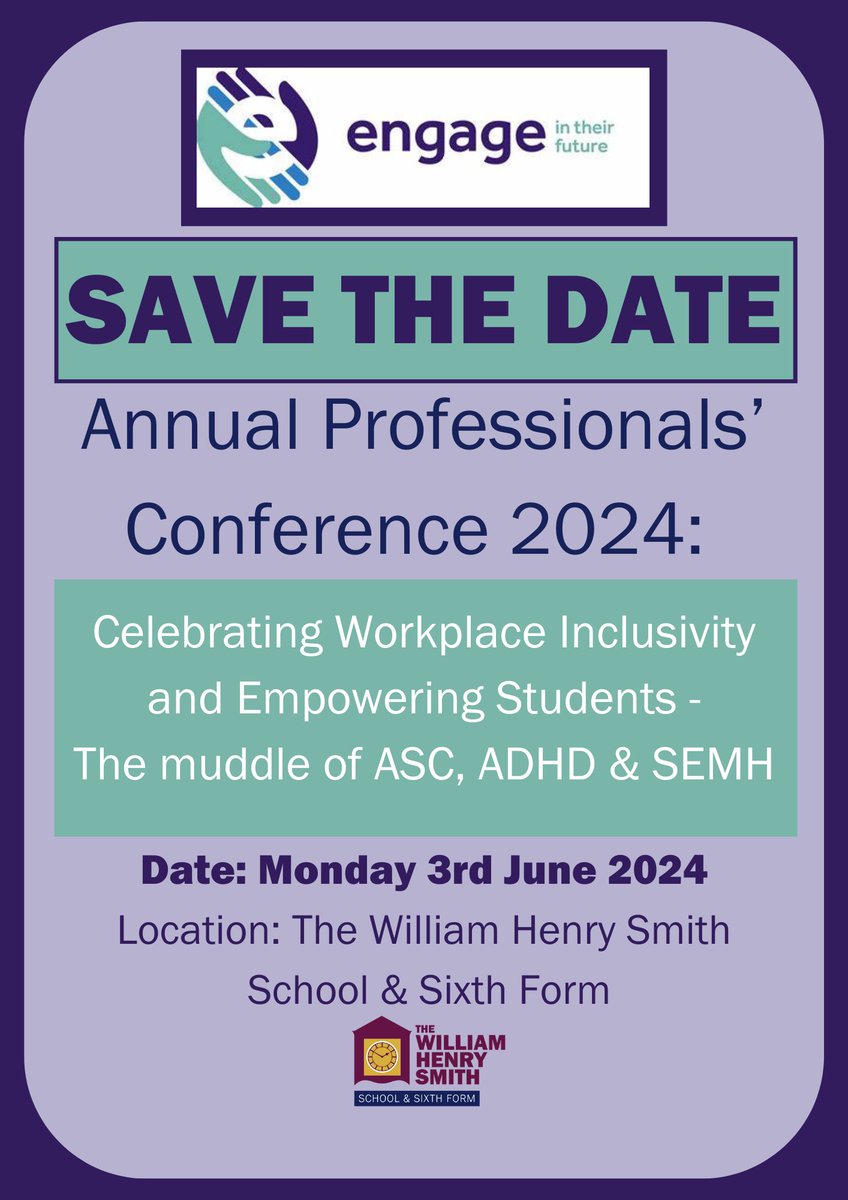 Save the Date - more information to follow.