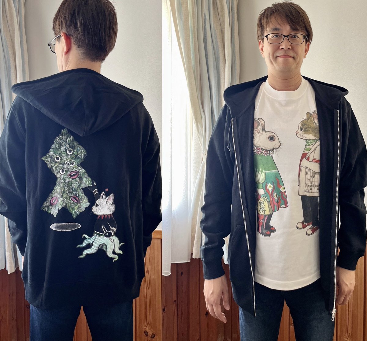 ヒグチユウコ　将棋会館　藤井聡太　パーカー　2着　Mサイズ　月刊MOE ヒグチユウコ 将棋会館 藤井聡太 パーカー 2着 Mサイズ 月刊MOE - メルカリ