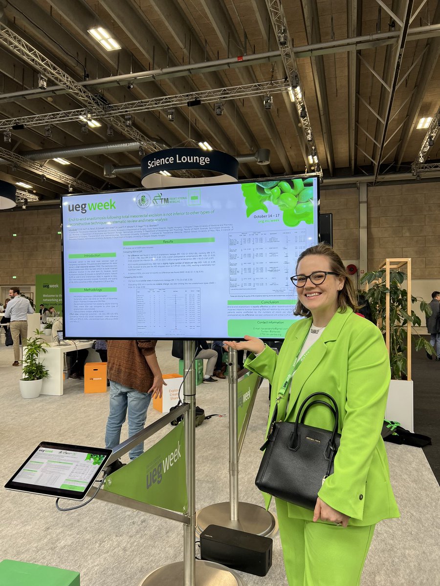 drkavasi's tweet photo. Last day at @my_ueg in #Copenhagen 
Had a wonderful time with my team from @TMFoundationHQ! Thanks for my co-investigators @DrDianaIov @anett_rancz 🫶🏼
Special thanks for @EDSurgery for offering me a travel grant. https://t.co/fEdVsiGrKu