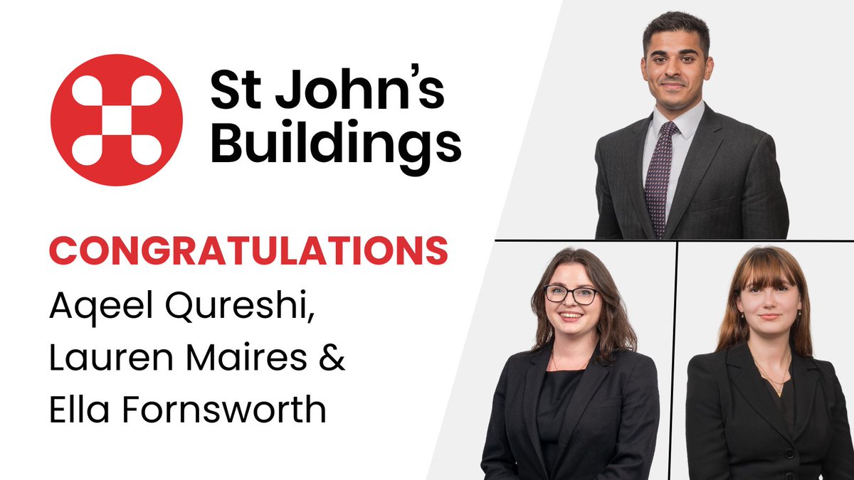 SJBnews's tweet photo. We are delighted to announce that three new barristers are joining Chambers on successful completion of their pupillage.

Congratulations to Aqeel Qureshi, Lauren Maires and Ella Fornsworth! https://t.co/TzlP3FHXJ2 https://t.co/MZkVL9EfpA