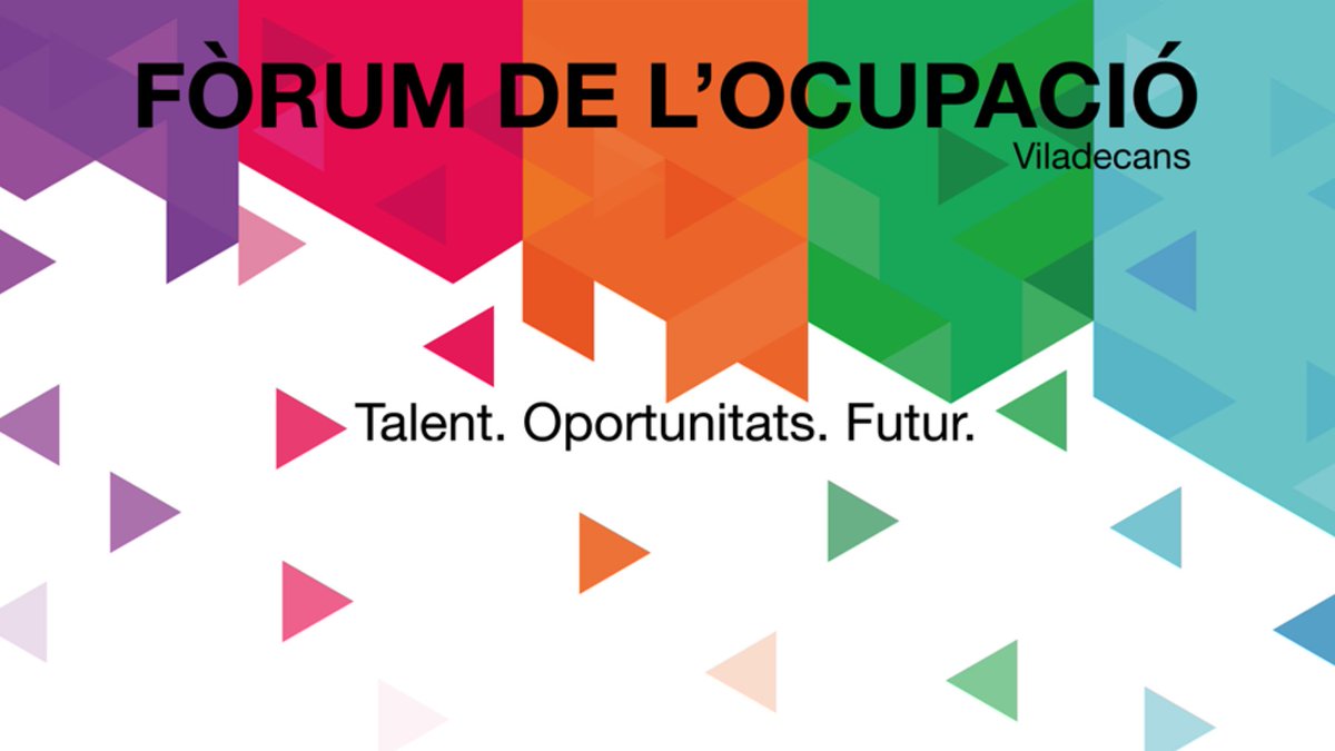 Demà (18 octubre) realitzem el Fòrum d'Ocupació al 📍Cúbic. Una jornada on persones en recerca de feina trobaran un espai amb:

💬 Xerrades sobre el món laboral
🗣 Taules rodones
🧭 Orientació laboral
💆‍♂️ Tallers de benestar laboral
👥 Empreses i experts

➡️viladecans.cat/ca/forumocupac…