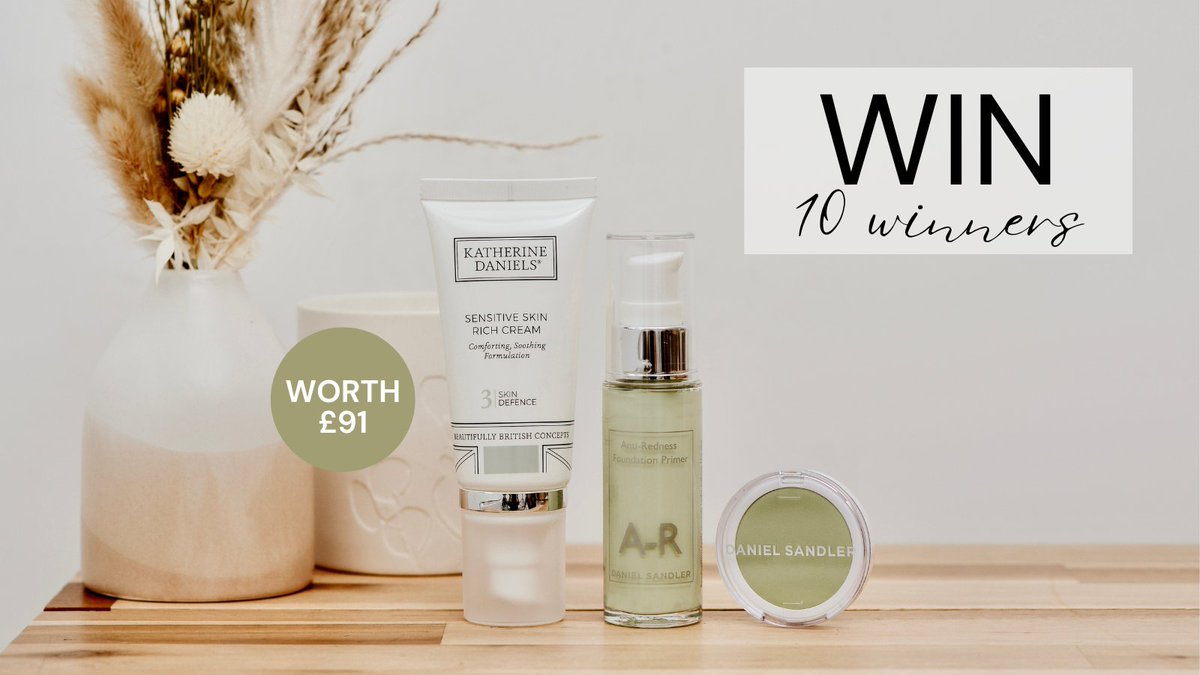 We are giving away 10 of these skin treats - an Anti-Redness Skincare and Makeup Trio in partnership with @katherinedaniels. Find out more and enter to WIN here: danielsandler.com/pages/competit…
#beautygiveaway #danielsandler