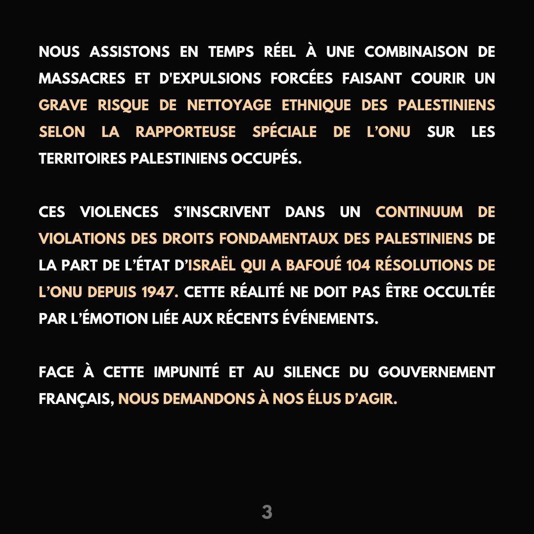samioushkaaa's tweet photo. 🗣️ J’interpelle #noselus 
#cessezlefeu #Gaza 

@Amiel_David_ @Fanta_B @EmmanuelMacron @MinColonna @francediplo https://t.co/Tx8Qir0qgR