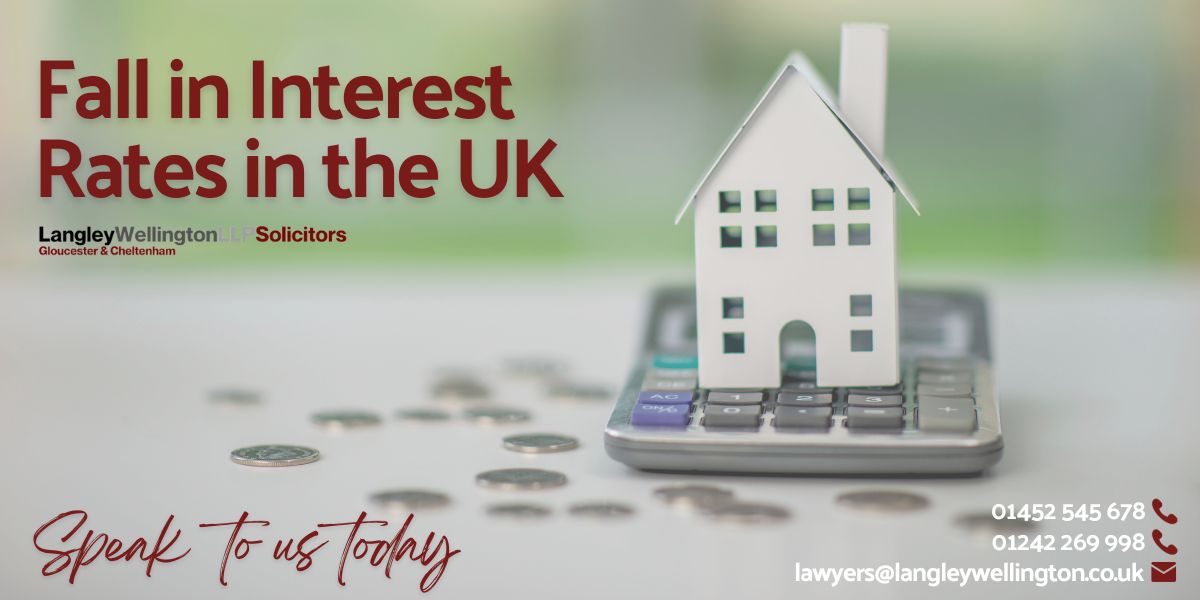 LWSolicitors's tweet image. As mortgage rates fall across the spectrum, it is good news for borrowers looking for a new fixed-rate deal.

To speak to a member of our conveyancing team today, please call 01452 545 678 (Gloucester) or 01242 269 998 (Cheltenham).

#fixedratemortgage #mortgagerates #mortgage