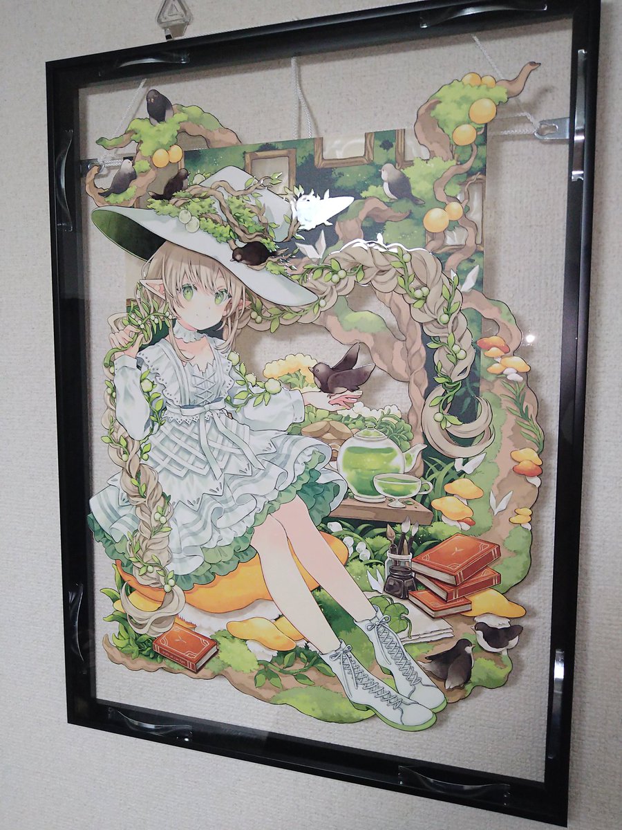 cappuccino3841's tweet photo. アクリルアート届きました
めっちゃでかい綺麗('ω')
 #イラストの魔法 https://t.co/2DthR14SpU