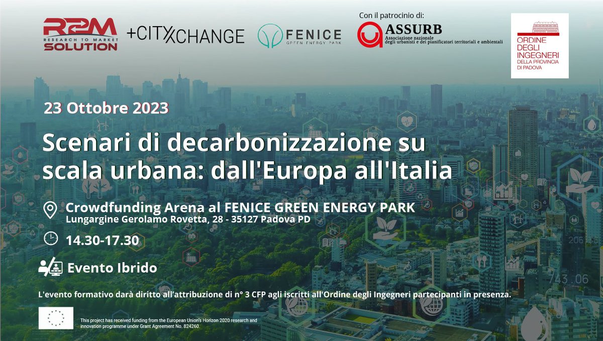⚡️NUOVO EVENTO| Scenari di decarbonizzazione su scala urbana

📚Un corso gratuito per una formazione-base sulla modellazione energetica dinamica  di <a href="/IESVE/">The IES Team</a> e con #casistudio del progetto <a href="/plusCities/">+CityxChange</a> 

➡️bit.ly/R2MxFenice

#IntelligenzaArtificiale #digitaltwin #sostenbilità