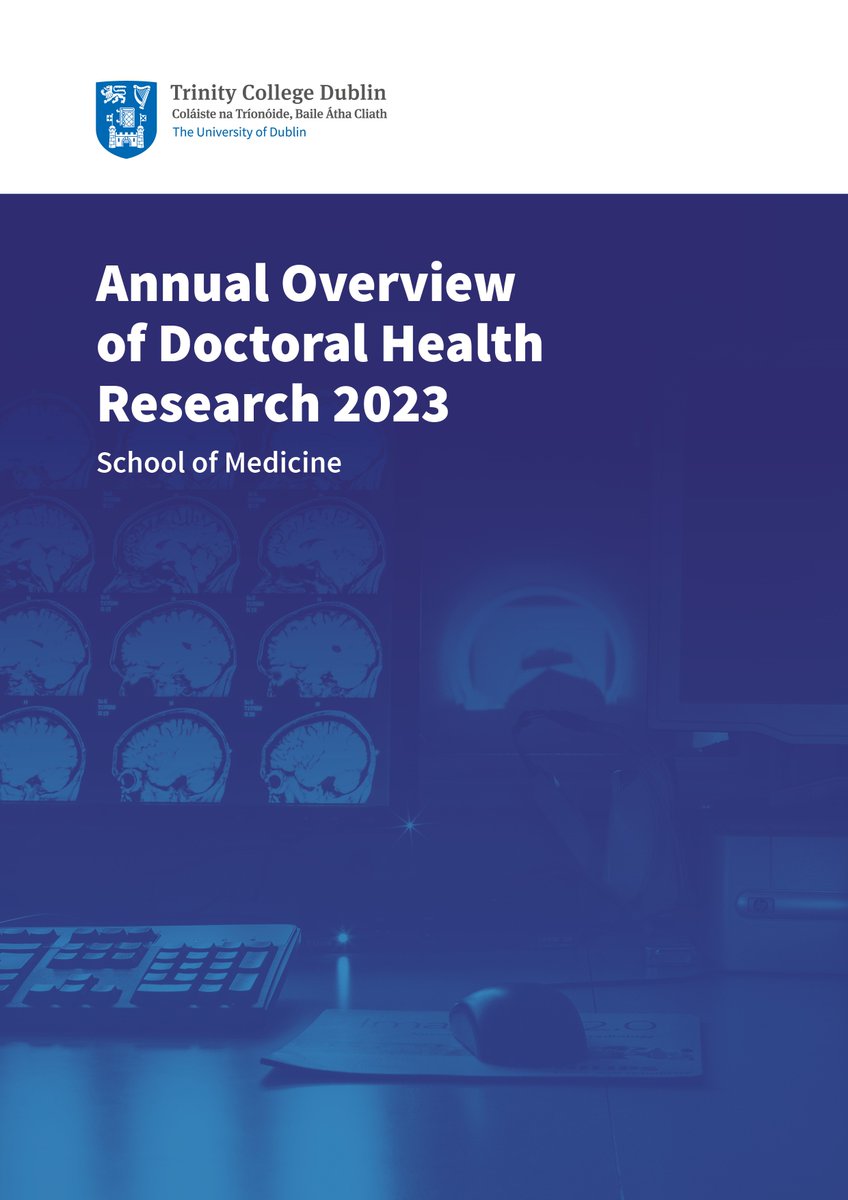 TrinityMed1's tweet photo. "Revel in the beauty of the details. Each experiment, each word written, and each idea explored contributes to the tapestry of human knowledge". Download and enjoy our Celebration of Doctoral Health Research #ThisIsTrinityMed
https://t.co/ldyUGDTVSz https://t.co/AINSFefWy5