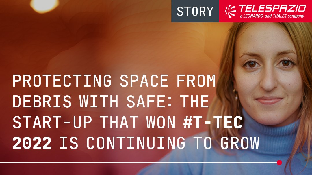 📡#Sustainability is a hot topics in space. And Benedetta Cattani, co-founder of the start-up <a href="/_Ecosmic/">Ecosmic</a>, knows the topic very well, as last year it was one of the key factors in winning #TTeC 2022! #Roadtoinnovation

Read the interview to find out more 👉telespazio.com/en/news-and-st…