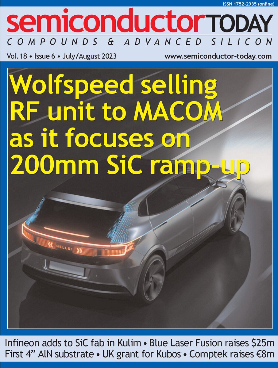 comptek_s's tweet photo. We are delighted to be showcased with a full-page spotlight in @Semiconductor_T magazine, a leading journal in the #compoundsemiconductor and advanced silicon industries. Thanks for featuring @comptek_s' recent #investment achievement 👉 :
https://t.co/NT2OTrW4rL
#milestone https://t.co/OXPUbT43PW
