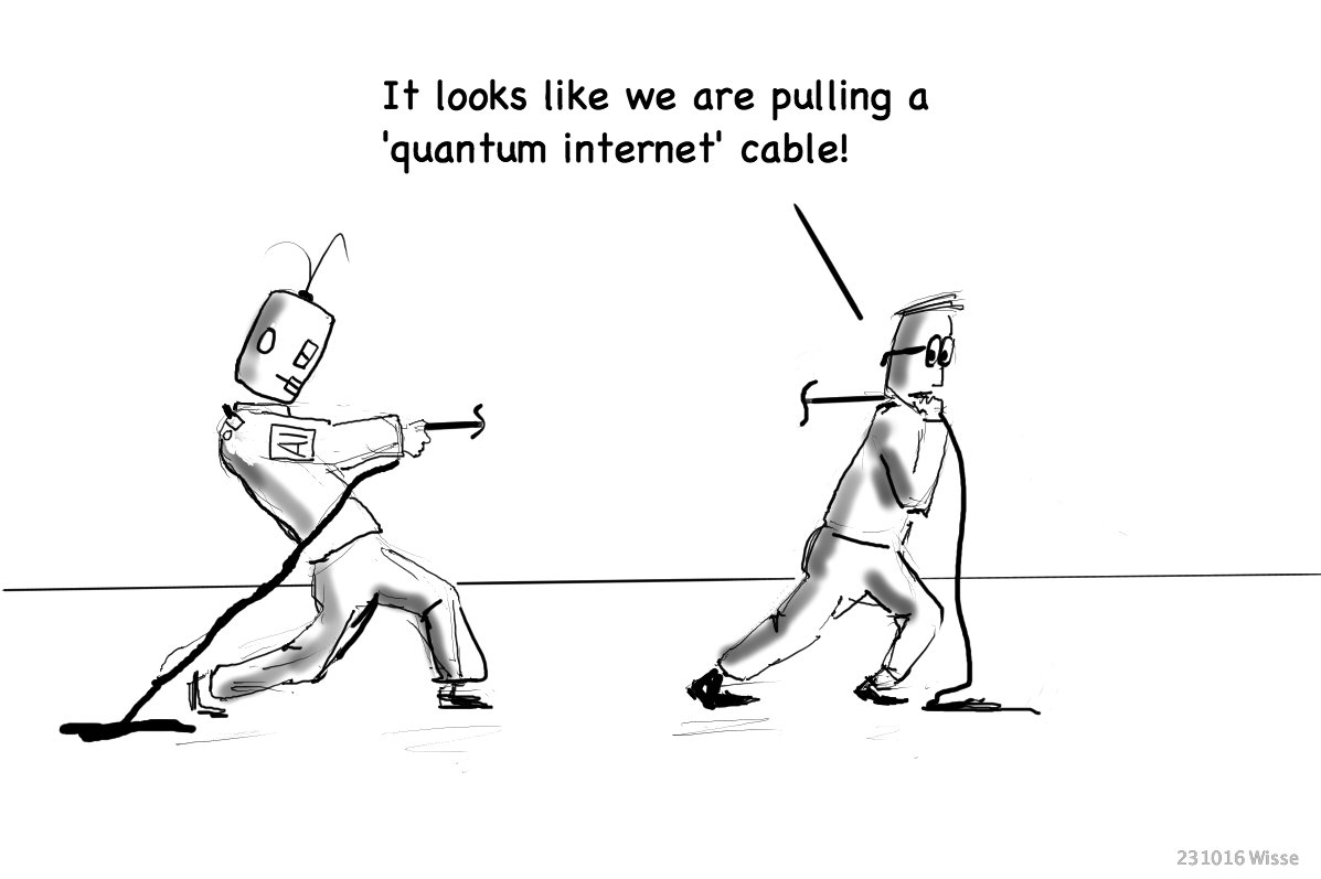 'HI & AI' - discover the quantum internet world

#quantum #internet #cartoon #machinelearning #quantuminternet #computing #drawing #krita #wacom #ethernet #joke