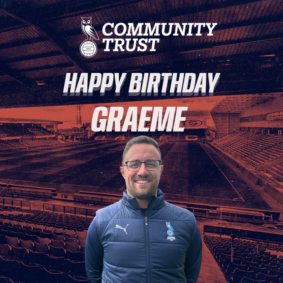 🎂Happy Birthday to one of our Primary School Delivery Leads, Graeme!

Have a great day, Graeme!🥳

#OACT | #OAFC
