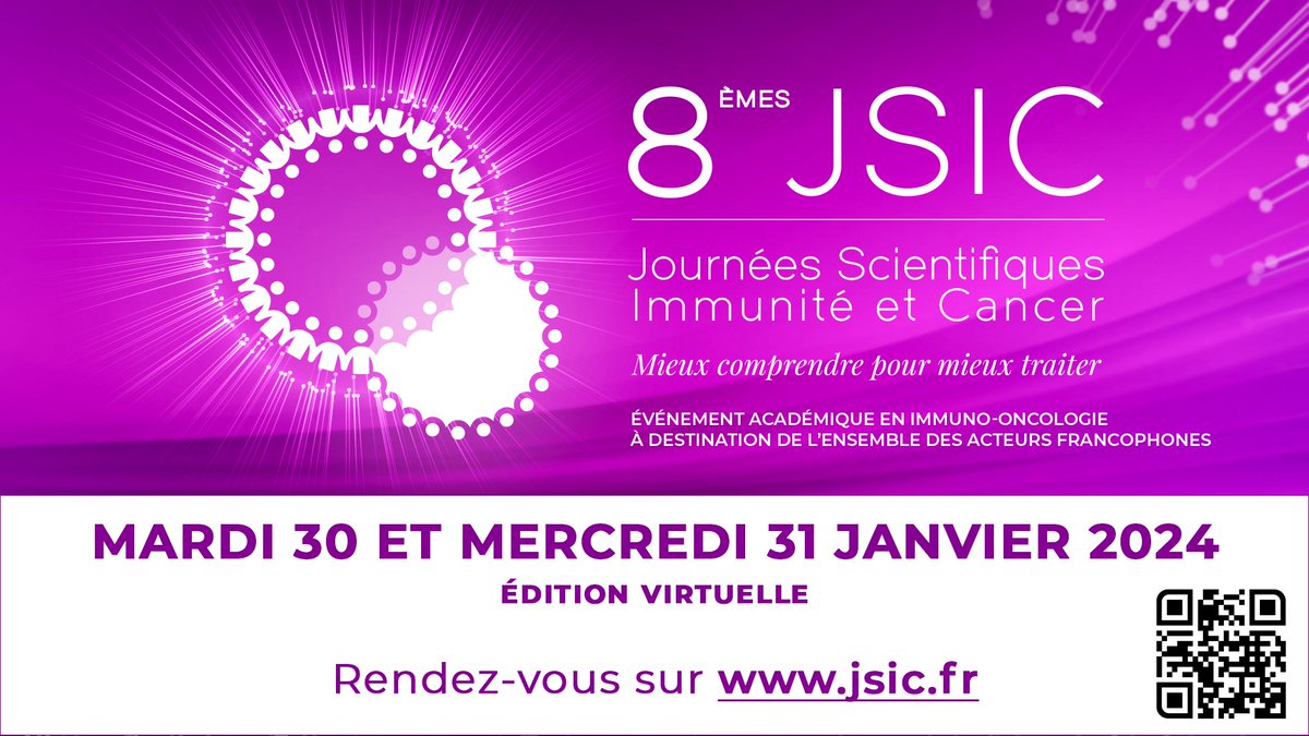ImmuniteCancer's tweet photo. ðð»ðð°ð¿ð¶ðð²ð-ððŒðð ðœðŒðð¿ ðœð®ð¿ðð¶ð°ð¶ðœð²ð¿ ð®ðð
ððŠðð ðŽ
ð Mardi 30 et mercredi 31 janvier 2024
ð Edition virtuelle
ðPlus d'informations sur l'événement : https://t.co/Fj1kCliQdy
#JSIC #immunologie #oncologie https://t.co/pt14O9DEQV