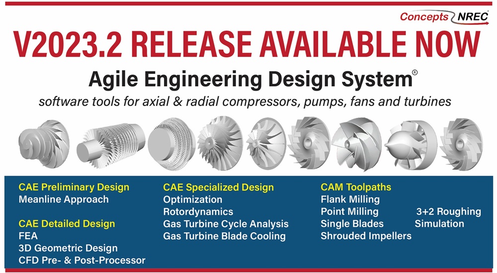 nittinpatil's tweet image. Concepts NREC Releases Agile Engineering Design System v2023.2 for Turbomachinery

dailycadcam.com/concepts-nrec-… via @dailycadcam

@ConceptsNREC #AgileEngineeringDesignSystem #v2023_2 #Turbomachinery #TurbomachineryDesign #CAM #CAE