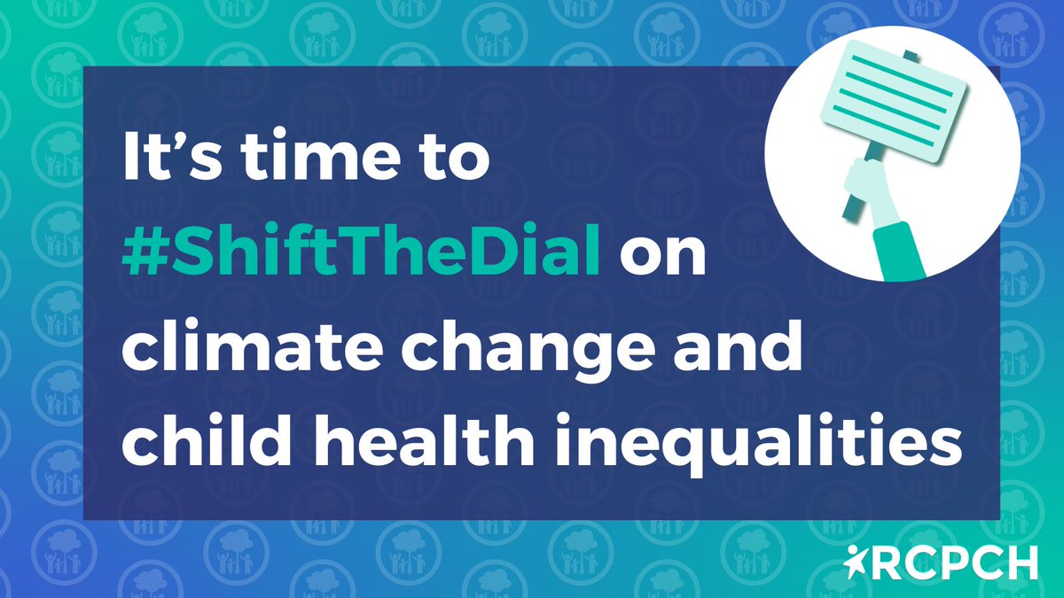 Climate change poses an existential risk to child health and is exacerbating child health inequalities. To #ShiftTheDial on child health inequalities, we’re calling on Government to address the unequal impacts of climate change on child health. rcpch.ac.uk/ShifttheDialOn… 🧵