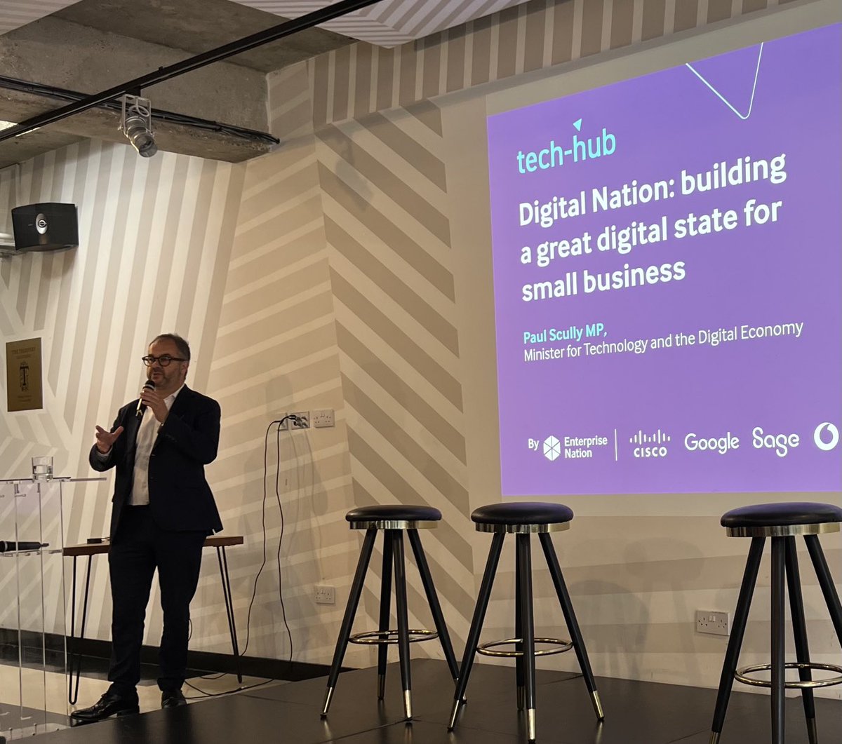 AllyStephen's tweet photo. Cracking line up for the launch of #tech-hub to support small businesses adopt digital technology. Good work ⁦@emmaljones⁩ ⁦@e_nation⁩ ⁦@scullyp⁩ https://t.co/j9SL3pFtmG