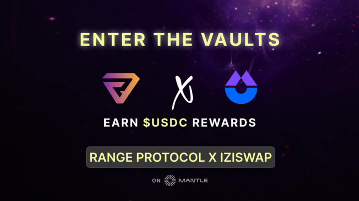 skate_fi's tweet photo. 🎉 Range x Izumi: Enter the Vault Campaign!  

To celebrate the launch of our new @izumi_Finance iZiSwap vaults on @0xMantle, we are launching a campaign powered by @Galxe with $USDC rewards!  

⭐ Enter the Vaults and earn rewards at: https://t.co/u5VJtPIPpk 

Ends October 24 https://t.co/Ojq7Gn1REz