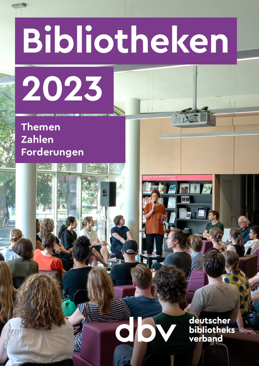 bibverband's tweet photo. #Sonntagsöffnung, #ELending, #Finanzsituation Öffentlicher #Bibliotheken, #Forschungsdatengesetz, #Ganztagsbildung,  #WissenschaftlichesPublizieren: Nachzulesen in der aktuellen Publikation #Bibliotheken2023. 
👉https://t.co/Dugk8zDCF2 https://t.co/9rCPaFNpAM
