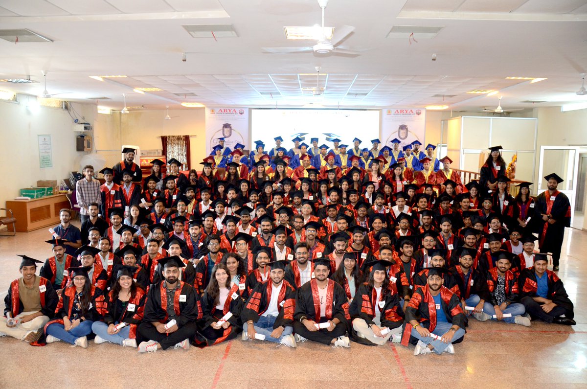 aryacolleges's tweet photo. Few More Glimpse of #GraduationDay2023
The ceremony was filled with joy, pride, and a sense of accomplishment as the graduates were acknowledged for their dedication and hard work.🎉 Family, friends, faculty, and staff joined in the celebrations, making it a truly memorable day. https://t.co/h6nqDDNowU