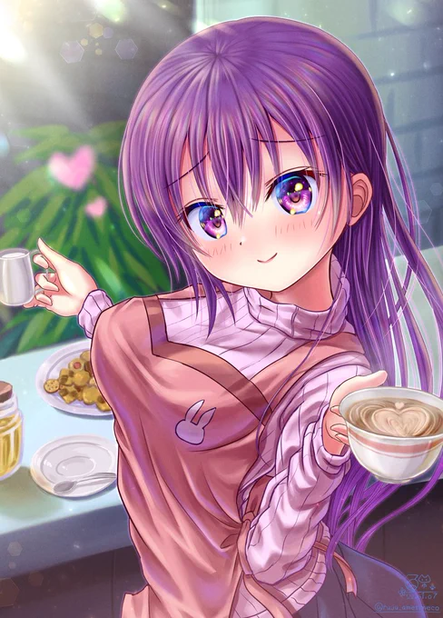 今の再掲臨界点はこのリゼちゃん これ以上前は粗が見えすぎてきちぇぁ 小物描いてて偉い。今どう手抜くかに一所懸命 ご注文はうさぎですか?天々座理世 #イラスト #gochiusa