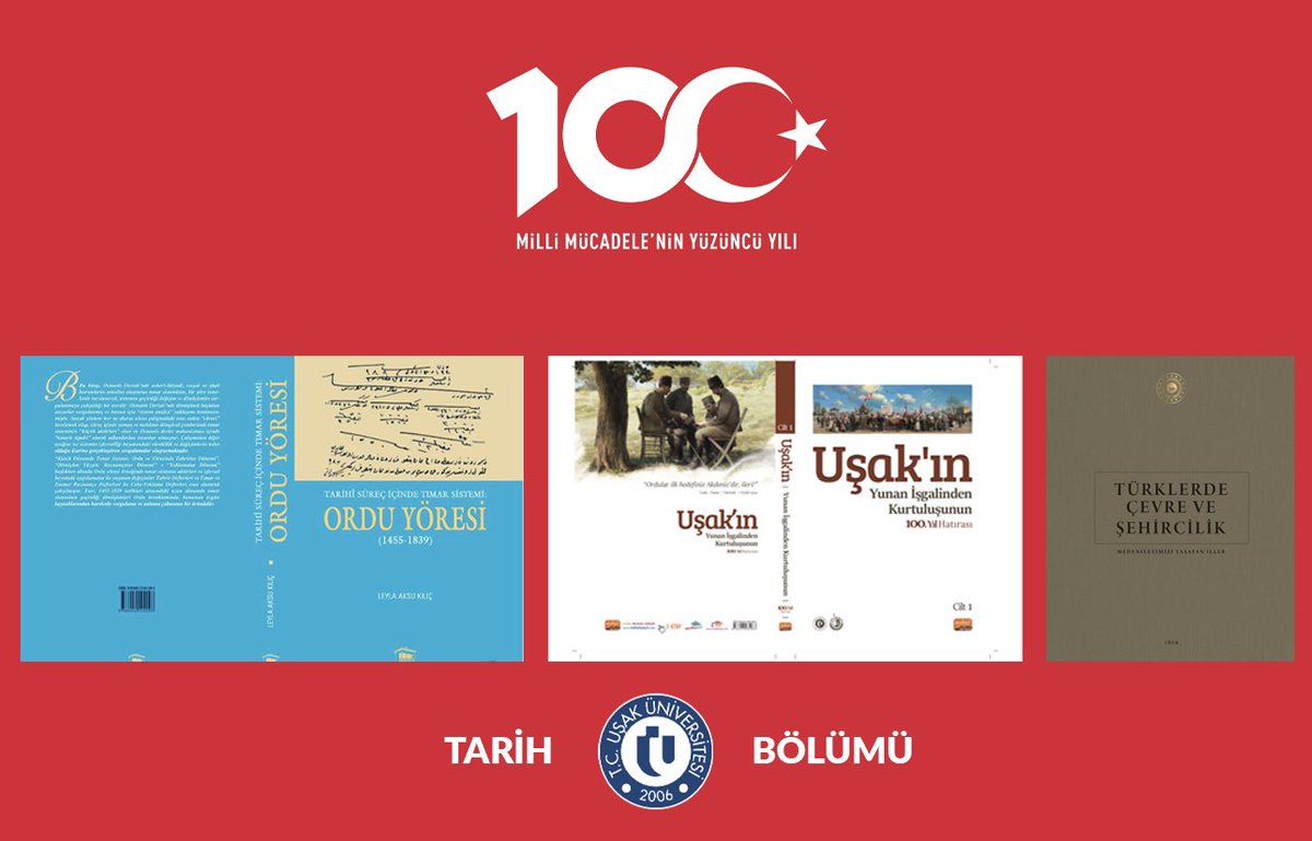 unitarih's tweet photo. •İstiklal Harbi'nde bu vatan için canlarını feda eden başta Mustafa Kemal Atartürk olmak üzere bütün şehit ve gazilere atfen..
•100. Yıl yolunda Cumhuriyet Bayramımız kutlu olsun🇹🇷
@universiteusak https://t.co/ExlDrJmrJl