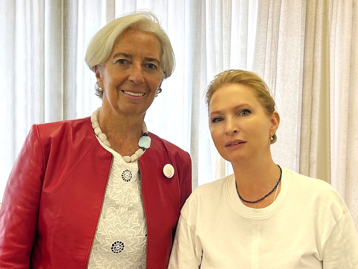 'I had the pleasure of meeting @Lagarde during the Annual Meetings in #Marrakech and inviting Ms. Lagarde to #Georgia once again, this time as the President of @ecb', - #NatiaTurnava #IMFMeetings | #NationalBankofGeorgia | @IMFNews | @WorldBank