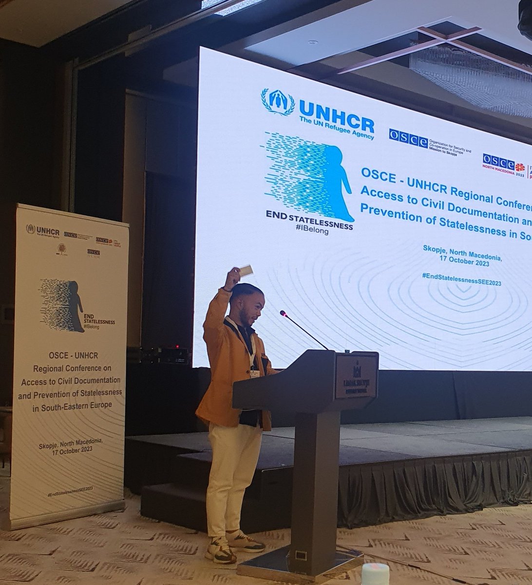 Валентин е еден од повеќето млади без државјанство, кои ги добија своите документи благодарение на заложбата да се решат сите случаи во Македонија. За достоинствен живот #припаѓам #endstatelessness #IBelong