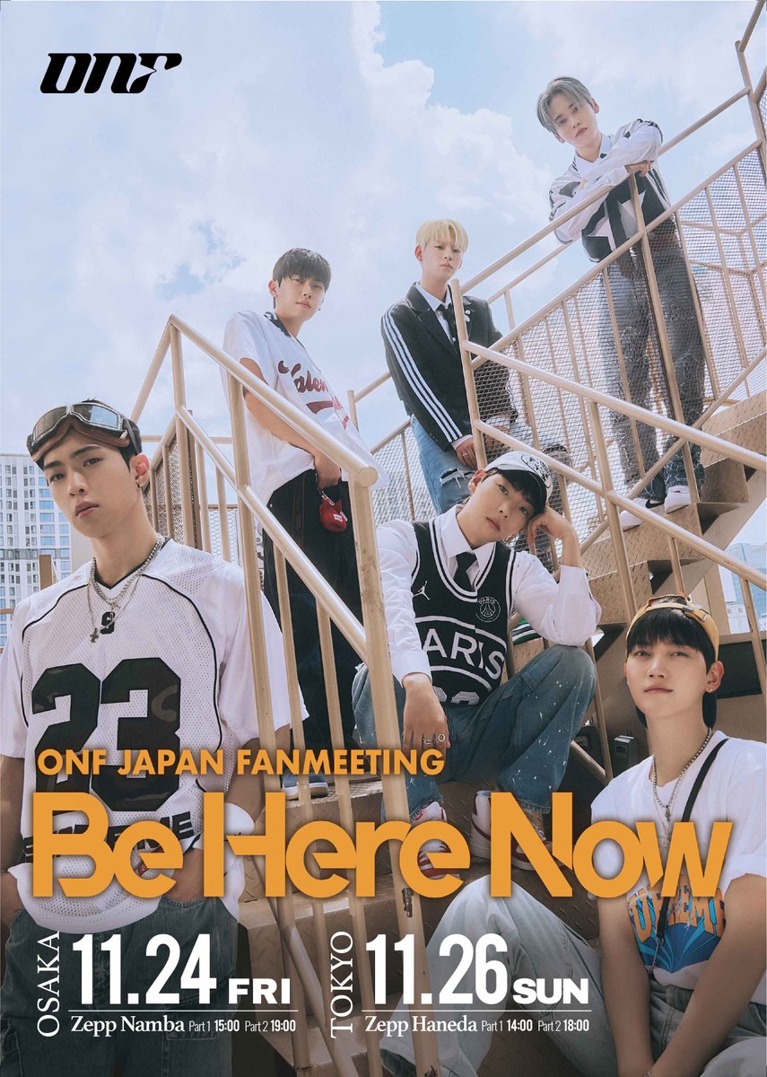 ONFoffcl_JP's tweet photo. [📢] ONF JAPAN FANMEETING [Be Here Now]が開催決定！

📅 日時 : 
2023年11月24日(金)
大阪：Zepp Namba(OSAKA)

2023年11月26日(日) 
東京：Zepp Haneda(TOKYO)

✔詳細はこちら : https://t.co/mFEVFG7NXB

#ONF https://t.co/8PD3Klec8f