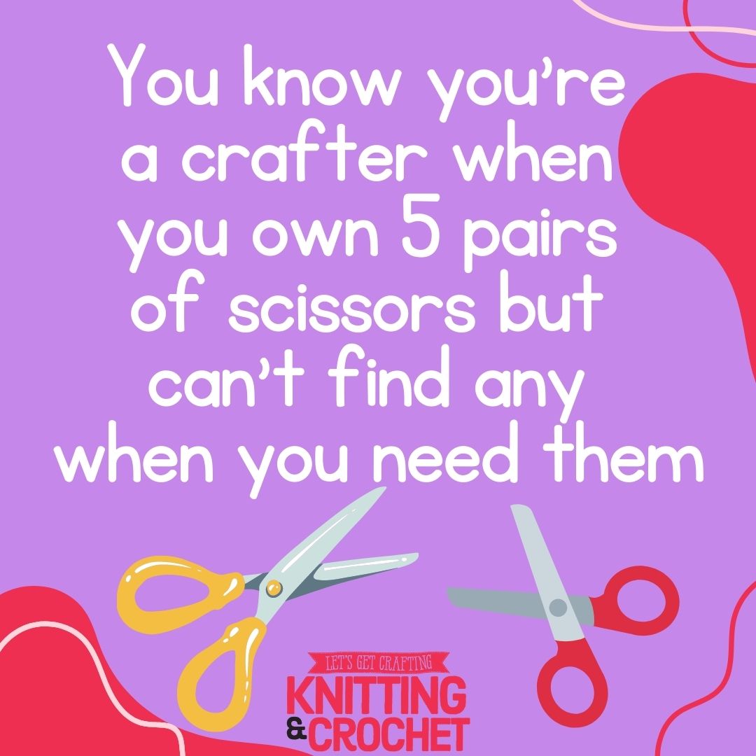 Does this happen to you, too? ✂️
.
.
.
#yarnlover #yarn #knitting #crochet #instacrochet #crafts #handmade #creative