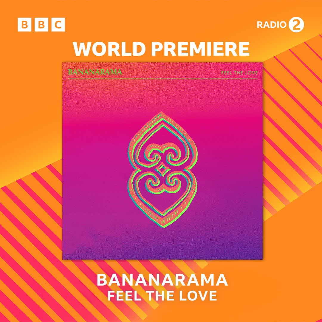 Tune into <a href="/BBCRadio2/">BBC Radio 2</a> tomorrow at 8.25 AM BST to hear the exclusive premiere of our new single 'Feel The Love' on The <a href="/ZoeTheBall/">Zoe Ball</a> Breakfast Show with <a href="/GabyRoslin/">Gaby Roslin</a> &amp; hear us chat about some v exciting news…
Pre-save here: linktr.ee/bananaramaoffi…

#Bananarama #FeelTheLove #NewSingle