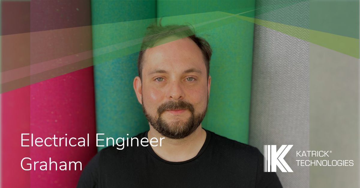 KatrickTech's tweet image. It's #Team Tuesday! Today we're highlighting our Electrical Engineer Graham!

Graham joined KT as he wanted his daily work to be ever-changing. He advises those interested in electrical #engineering and #STEM fields to never stop studying and to never limit their field. 
#startup