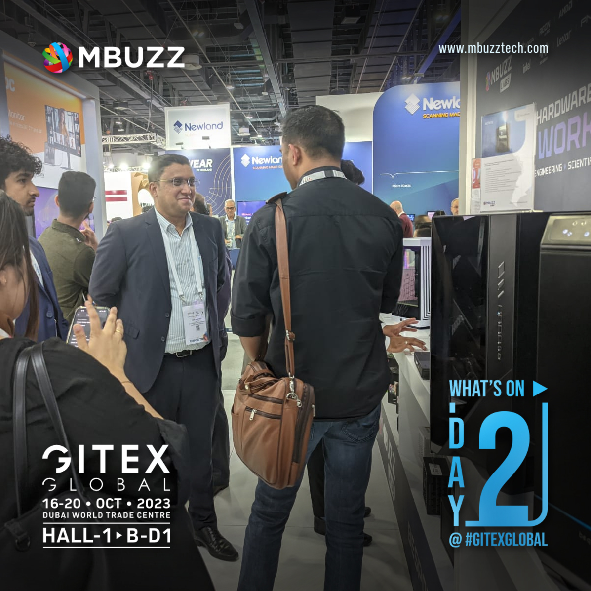 🚀 Day 2 at MBUZZ - GITEX Global 2023! 

The energy is electric, and we're loving every moment of it. Stop by our booth today to explore cutting-edge tech and incredible insights. Don't miss out! 

#GITEX2023 #MBUZZ #TechBuzz #Day2 #traffictime #heavycrowd