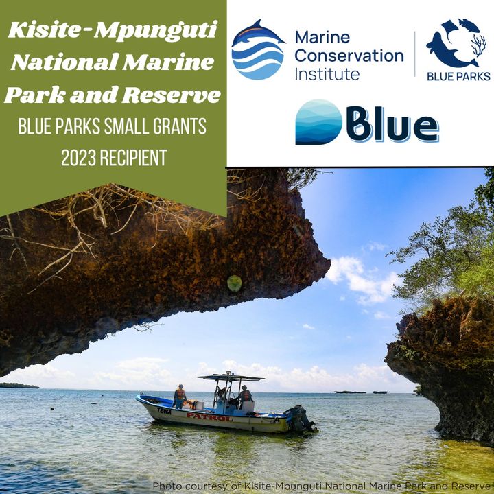 The Marine Conservation Institute and Blue announced six inaugural recipients of Blue Parks Small Grants, and we're elated to make it public that  KWS Kisite Marine National Park & Reserve, is one of the proud recipients🙌🙌🙌 
#BlueParks
#ZuruKisiteMarine 
#ZuruKenyaParks