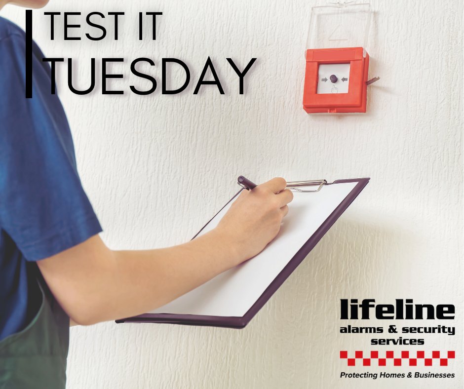 Each week you should activate at least one call point on your Fire Alarm and check it sounds, plus the control panel receives a signal. Remember to test a different device each week and keep a record in the logbook. #Testittuesday #Firealarm #Test