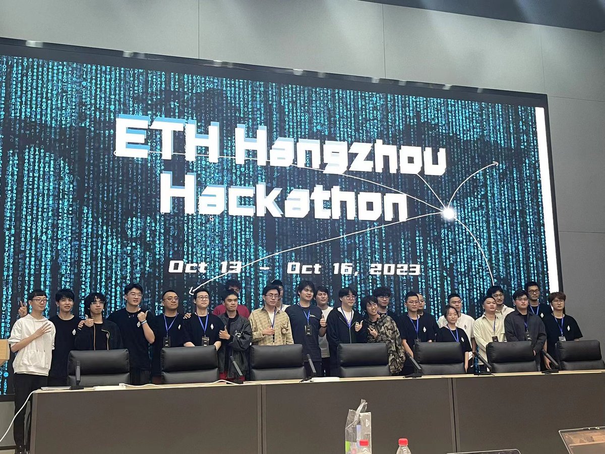 WeDAO_Labs's tweet photo. The members of Wedao participated in the ETH Hangzhou Hackathon over the weekend #Hackathon #WeDAO https://t.co/v5wYsnebtU