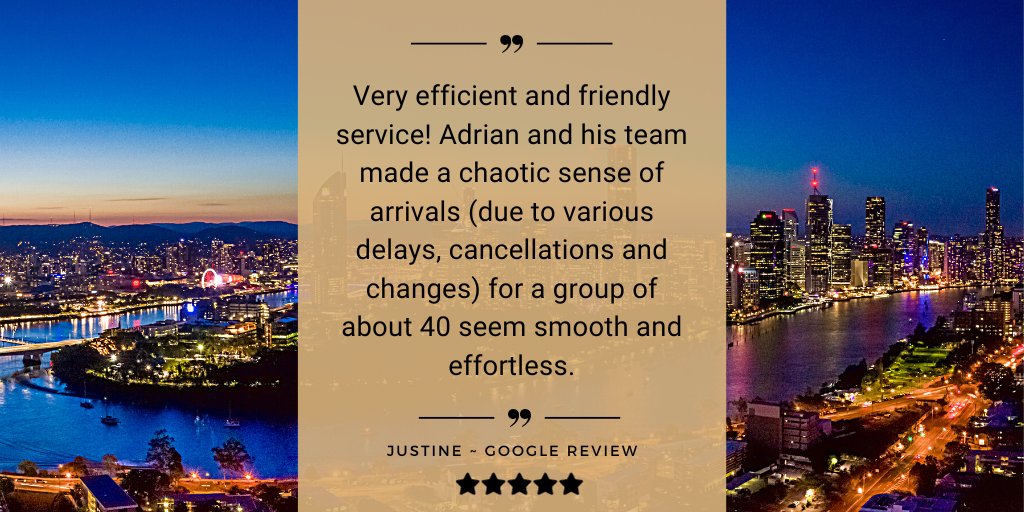 So glad we could make at least some of your journey smooth and effortless.

#LuxuryTransfers #BrisbaneChauffeur #ExecutiveTravel #CorporateLuxury #AirportTransfer