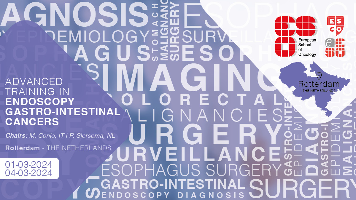 If you're a young specialist in #gastroenterology and endoscopy #esooncology is offering you a great opportunity with the 𝗔𝗱𝘃𝗮𝗻𝗰𝗲𝗱 𝗧𝗿𝗮𝗶𝗻𝗶𝗻𝗴 𝗶𝗻 𝗘𝗻𝗱𝗼𝘀𝗰𝗼𝗽𝘆 𝗚𝗮𝘀𝘁𝗿𝗼-𝗜𝗻𝘁𝗲𝘀𝘁𝗶𝗻𝗮𝗹 𝗖𝗮𝗻𝗰𝗲𝗿𝘀📅Apply by 3 December 2023. bit.ly/48veYpl