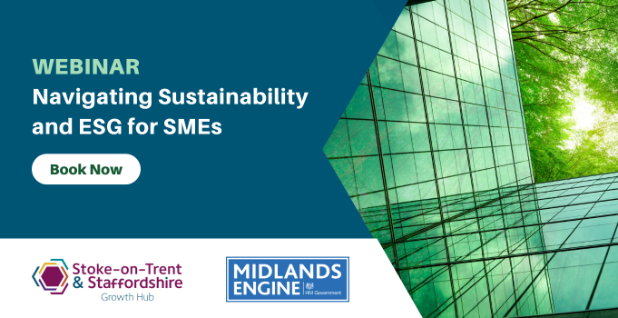 Last chance to register for tomorrow's free #Sustainability webinar! This will cover:

✅ what is ESG
✅ business benefits
✅ what SMEs can do to evolve their approach to sustainability
✅ why it is important to stay updated with changes to legislation

🔗 bit.ly/462iMvW