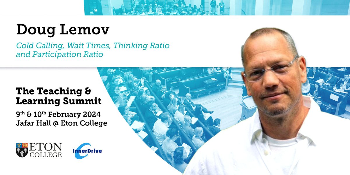 Brad Busch (@bradleykbusch) on Twitter photo <a href="/Doug_Lemov/">Doug Lemov</a> will be presenting on both the Friday night and Saturday day. Every time I speak to Doug about teaching & learning I learn something new. His phrase of cold-calling being 'an invitation to join the discussion' is the most beautiful framing of it I have ever heard. <a href="/Doug_Lemov/">Doug Lemov</a> will be presenting on both the Friday night and Saturday day. Every time I speak to Doug about teaching & learning I learn something new. His phrase of cold-calling being 'an invitation to join the discussion' is the most beautiful framing of it I have ever heard.