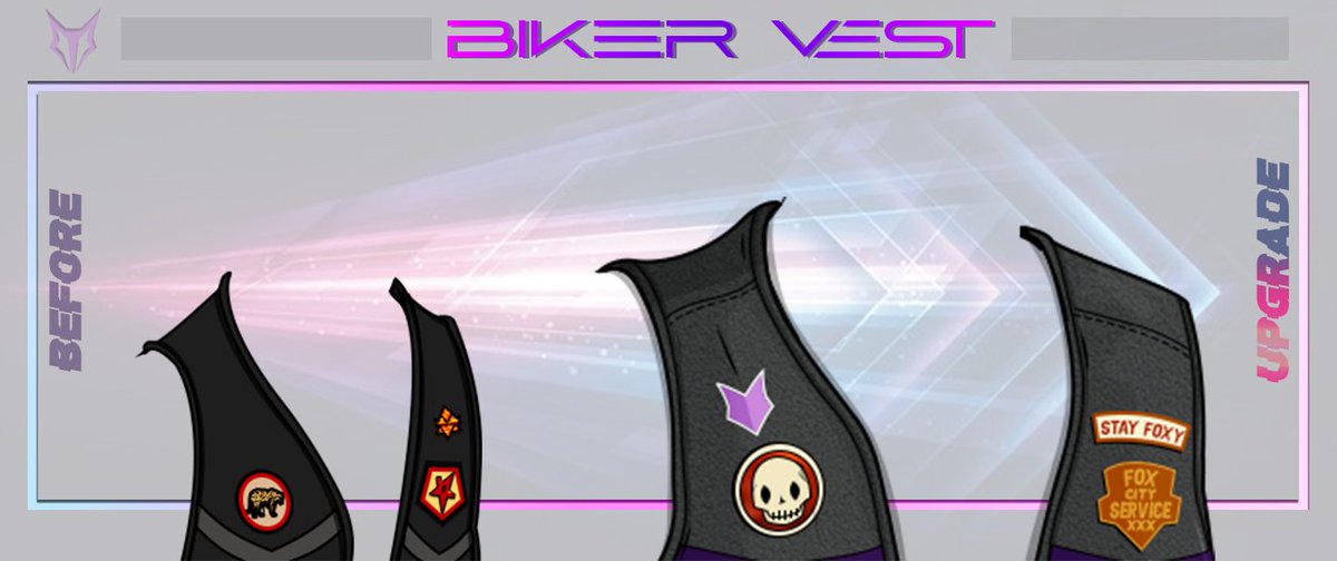GM GM #NFTs and #Polygon fam 💜

🏍️ Revving Up: Biker Vest Upgrade! 🆙

We're leveling up the style, adding intricate details, and making the art even more exciting. 💎
While we can't reveal everything just yet, we promise you it's worth the wait. 

Win your day legends 🔥🦊🚀