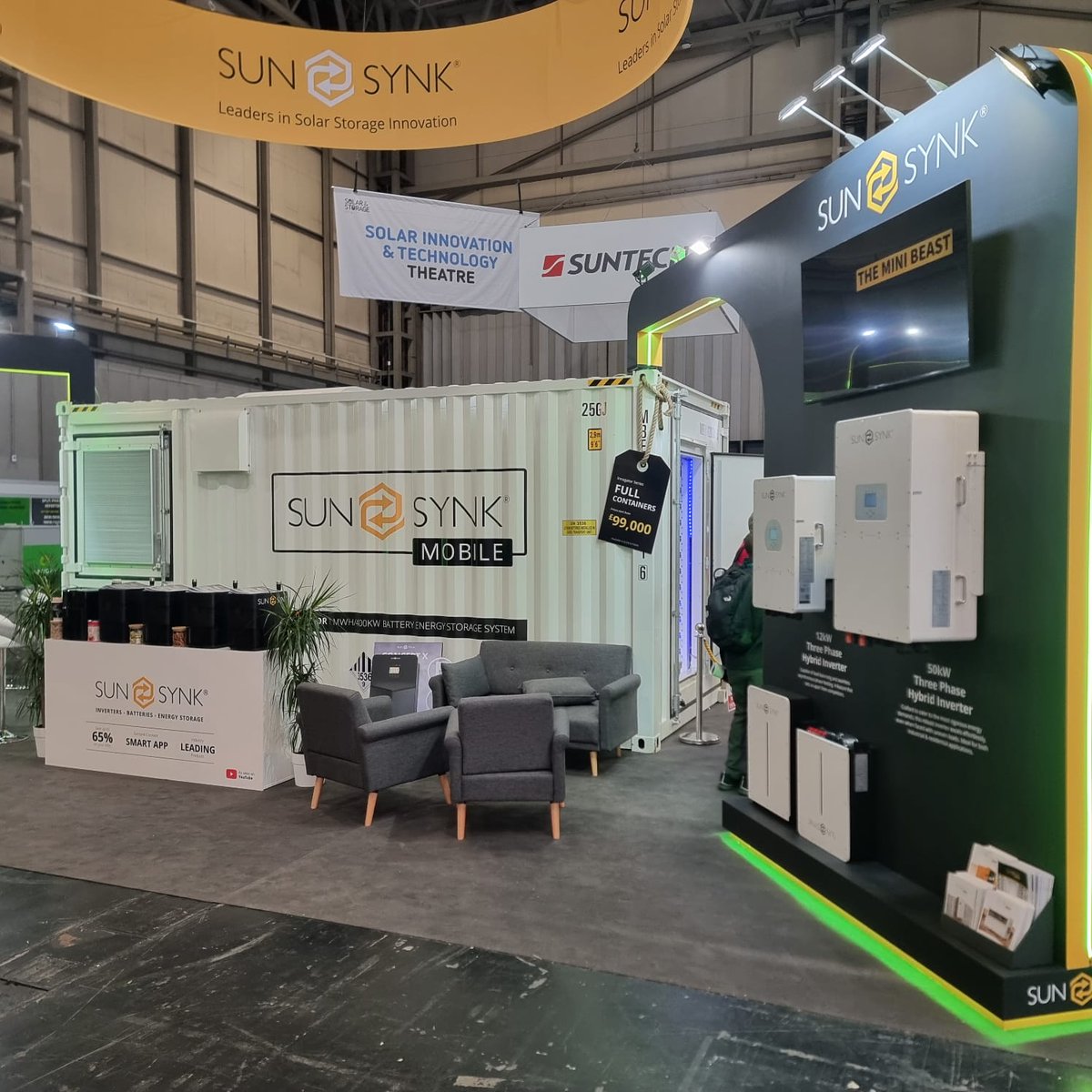 Day One at Solar and Storage Live – We're Ready! 🌿

We're all set up and excited for this incredible event. Join us at Stand B2 to explore the future of clean energy and storage solutions.

#SolarStorageLive #Sustainability #CleanEnergyFuture