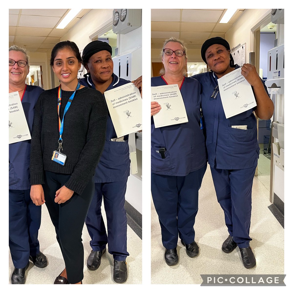 Ocean b /SAU signed two patients today for SAM   Self Administration of medicines with support from our lovely pharmacy team ⭐️