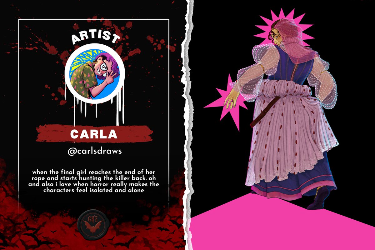GothamHorrorZ's tweet photo. Introducing our abominable Artists! 🩸
The constructs of these creeptastic creators will have you clutching your chest. Be careful of Carla, Kartsie, Precious, Peter, Bunn, KJ, Dare and Marco. https://t.co/RqrlwIyFuS