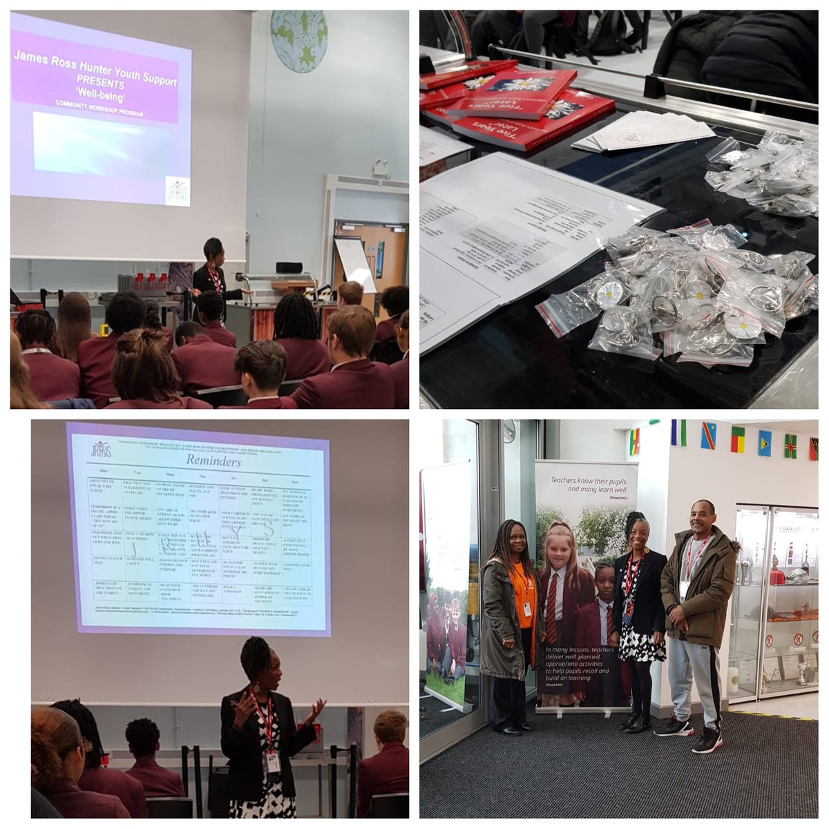 Finding and connecting with purpose ✨️ @Coinsborough College this morning on delivery on stress management. 'The schools are  assisting as best as they can, responsibilities also lies in our home.' cEb  #stressmanagement #youthwellbeing ✨️🌼✨️  #bhm  #wellbeing