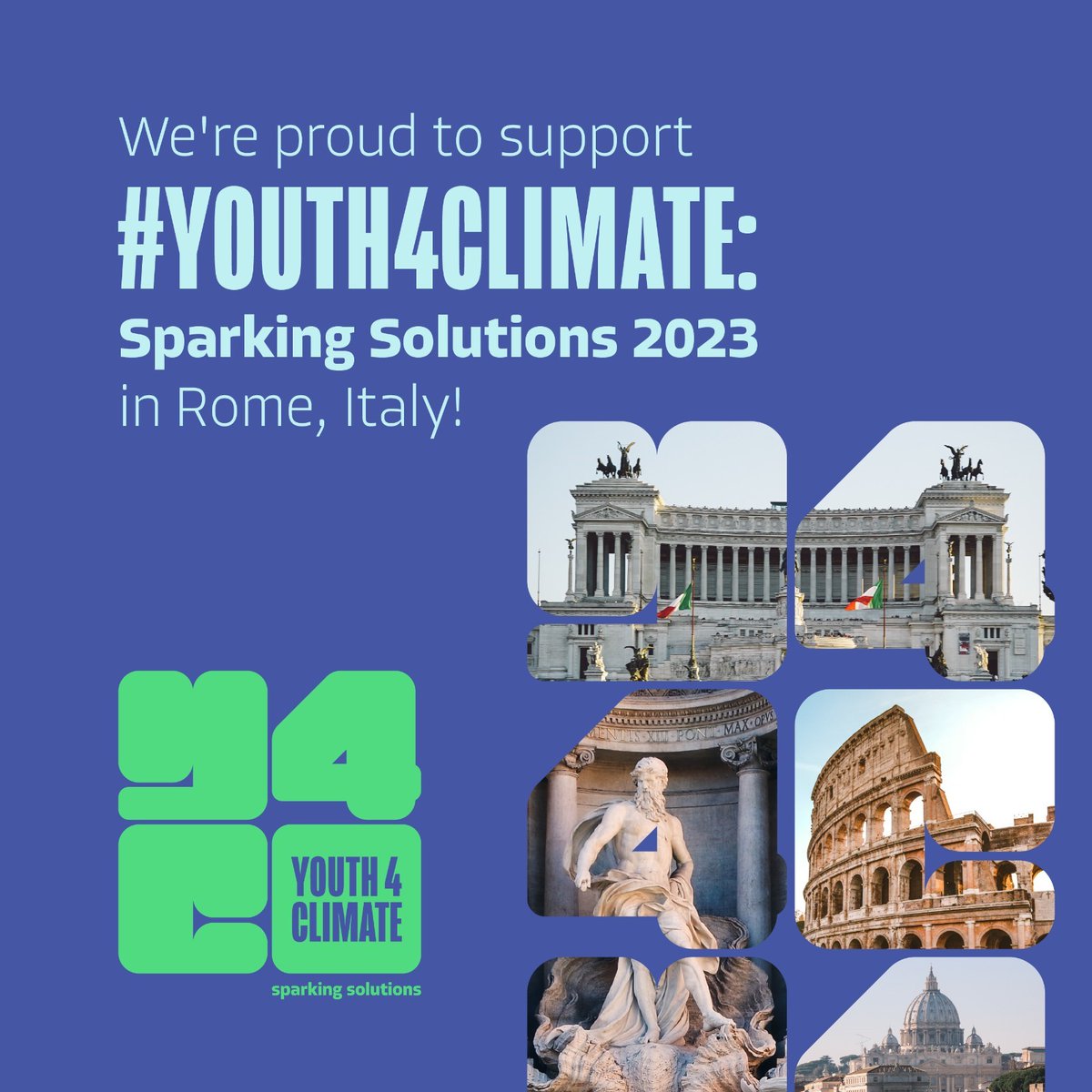 Youth2Youth (@y2ywbg) on Twitter photo The long-awaited #Youth4Climate: #SparkingSolutions event kicks off in Rome Oct. 17! 🙌🏿
Stay tuned to <a href="/Connect4Climate/">Connect4Climate</a> + <a href="/Y4Cofficial/">Youth4Climate</a> channels for a slew of exciting youth-led content in the days ahead. 👀 Their teams will be on site to bring the power of young people to you! 💚 The long-awaited #Youth4Climate: #SparkingSolutions event kicks off in Rome Oct. 17! 🙌🏿
Stay tuned to <a href="/Connect4Climate/">Connect4Climate</a> + <a href="/Y4Cofficial/">Youth4Climate</a> channels for a slew of exciting youth-led content in the days ahead. 👀 Their teams will be on site to bring the power of young people to you! 💚