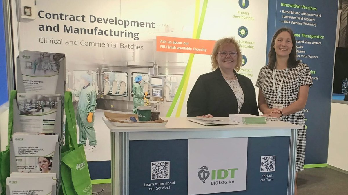 idtbiologika's tweet image. 🎯 Welcome to Barcelona at the #WVC2023.
Meet us at booth 50. 🤝
🌐 Get more information: sohub.io/sa1c
📅 16-19 Oct, 2023
📍Barcelona, Spain 
#pandemicpreparedness #WVCEU #CGT #vaccines #viralvaccines #viralvector #celltherapy #genetherapy #clinicaltrial #CDMO