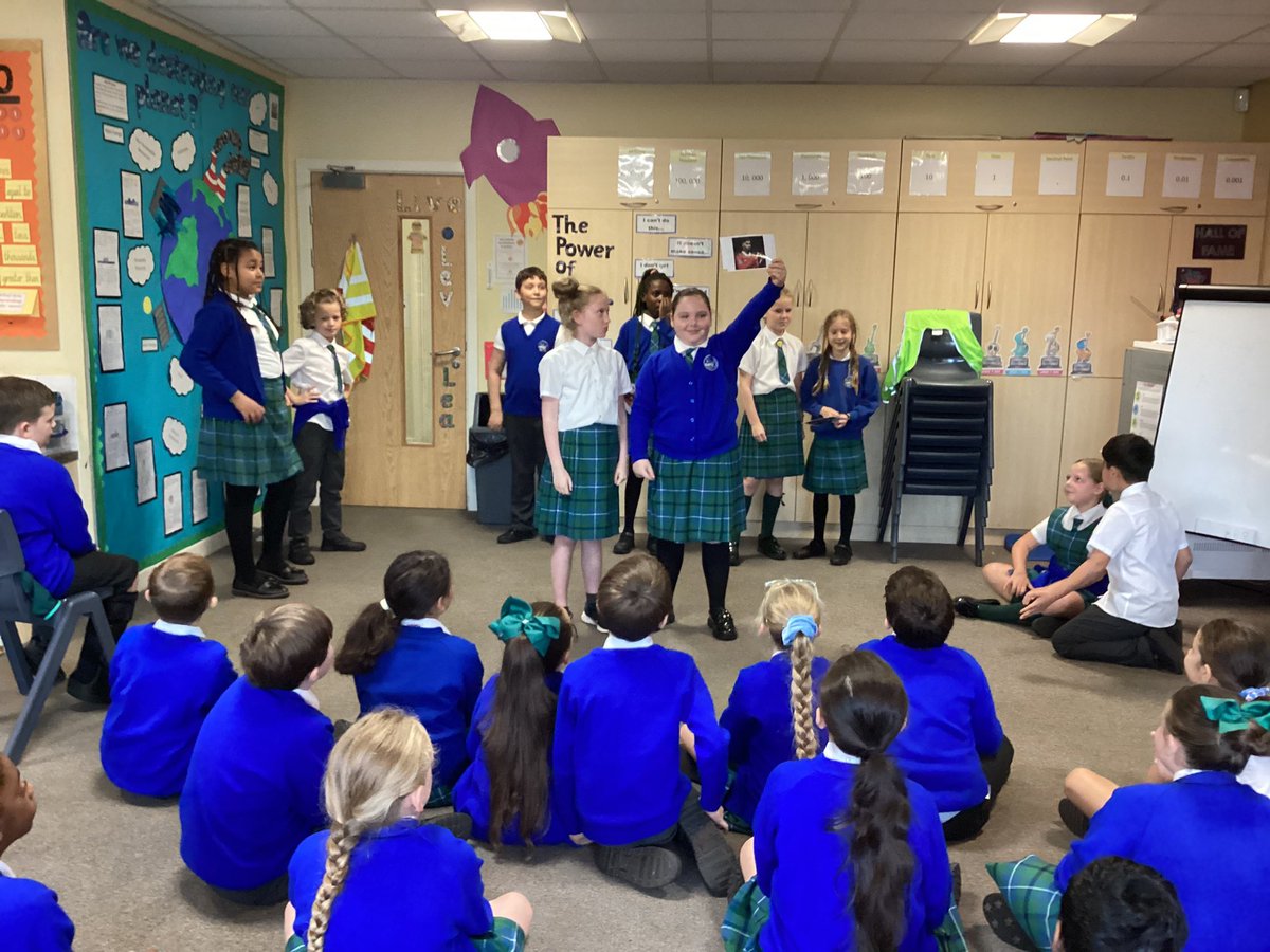 5G_stjohns's tweet photo. Today, we explored the cultural heritage within our class. We used drama to present some successful black British people to the rest of the class, discussing the importance of their actions and how life might have been for these people. https://t.co/69szFrn4VI