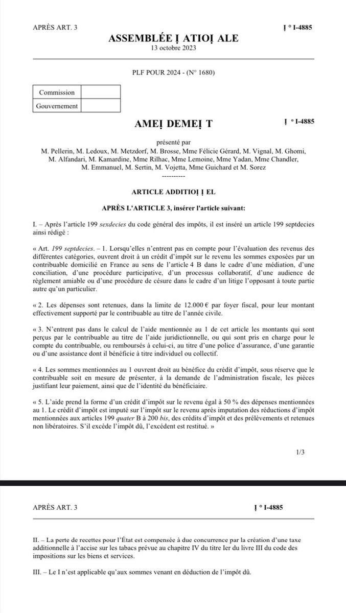 Affpub_Avocats's tweet photo. .@Avocats_Paris &amp; le député @EmmanuelPeller1 ont travaillé sur deux amendements contre les inégalités fiscales dans l'accès à la justice. Notre objectif: faciliter l'accès à la justice &amp; promouvoir l'amiable pour les plus modestes. Merci pour son engagement ! #PLF2024 https://t.co/5ukrYA5K32