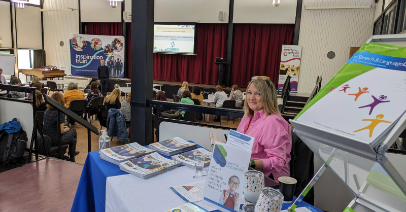 SpeechLink's tweet photo. We are set up and ready to go at the Norwich SEND Conference today! We have a fantastic freebie for any schools who sign up for a free trial at the conference. Pop over to say hello to Claire and Natalie today! #Edutwitter https://t.co/0jk4amungk