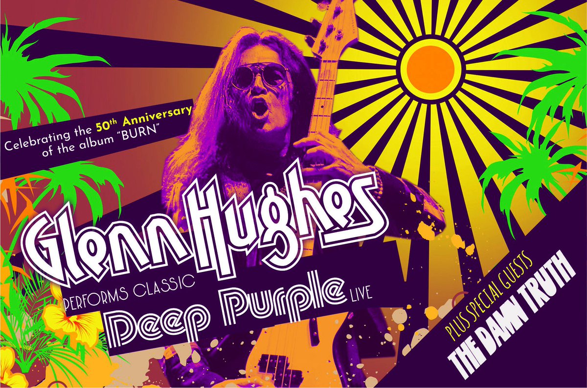 TONIGHT: GLENN HUGHES Doors: 7pm @THEDAMNTRUTH1: 7:45pm @glenn_hughes: 9pm Curfew: 11pm Please note times are subject to change. Venue FAQS: bit.ly/46fAAUO Accessibility: bit.ly/46dpIGR FINAL tickets: bit.ly/3Ell3Y2