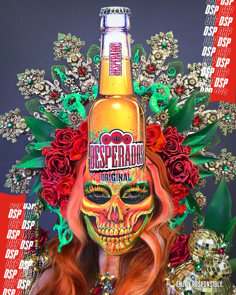 Sin duda el mejor complemento para la noche de #Halloween es tu Desperados favorita. 😎🎃 #GoDesperados #GoRandom